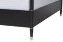 Ben Four Poster Platform Bed, Black