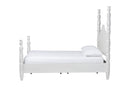 Jenny Four Poster Platform Bed, White