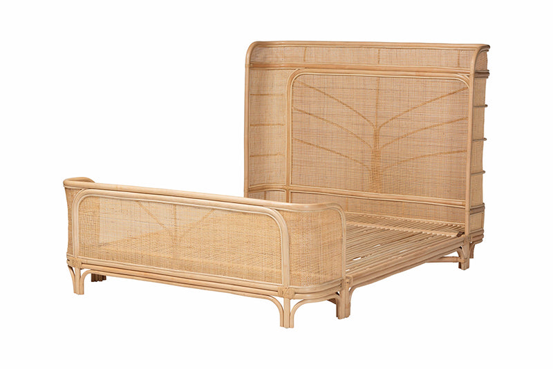 Fiorentine Natural Rattan Bed Frame, Natural
