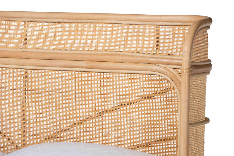 Fiorentine Natural Rattan Bed Frame, Natural