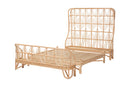 Elizabeth Natural Rattan Bed Frame, Natural