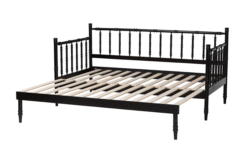 Marsala Twin To King Expandable Daybed, Black