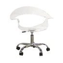 Louis Acrylic Swivel Chair Baxton