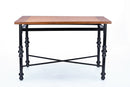 Hosea Wood & Metal Industrial Dining Table Baxton