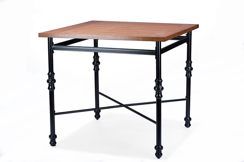 Hosea Wood & Metal Industrial Pub Table