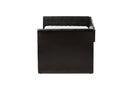 Matilda Black Faux Leather Upholstered Daybed w/Guest Trundle Bed Baxton
