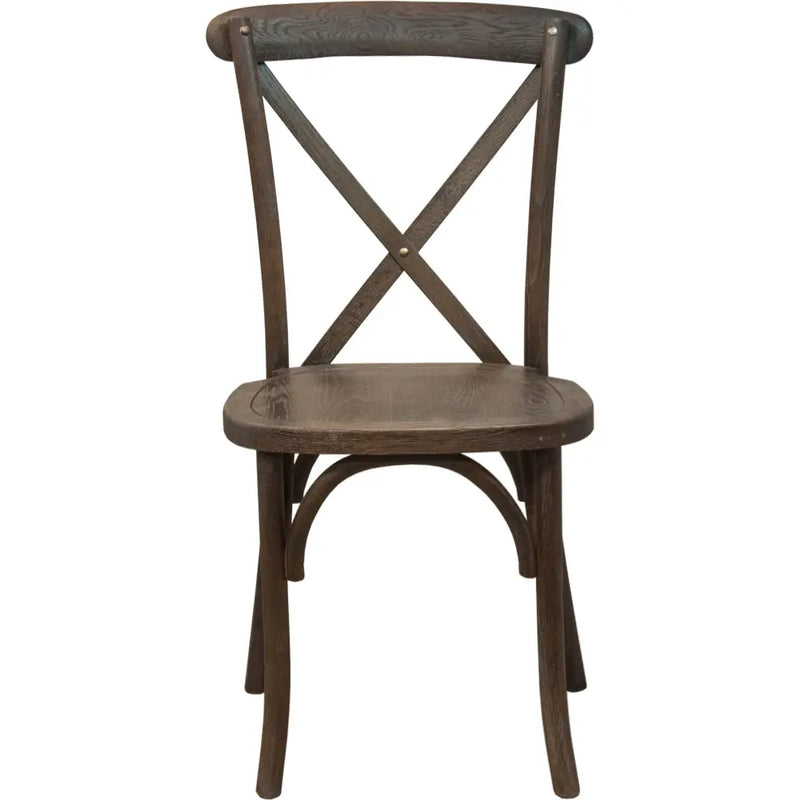Elmira Dark Driftwood X-Back Chair iHome Studio