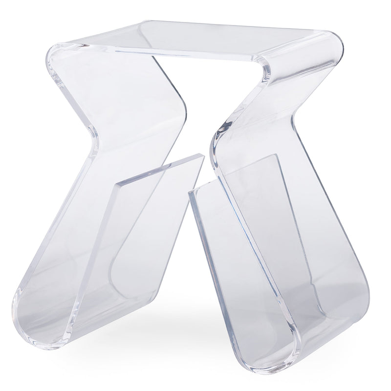 Maritza End Table w/Magazine Rack Baxton