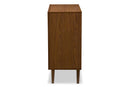Stephen White and Walnut Wood 3-drawer Chest Baxton