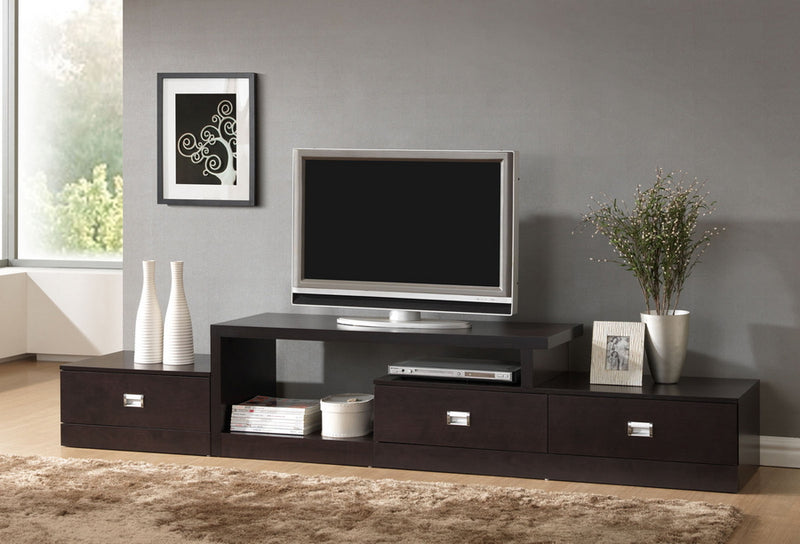 Elaine Brown Asymmetrical Modern TV Stand w/Drawers