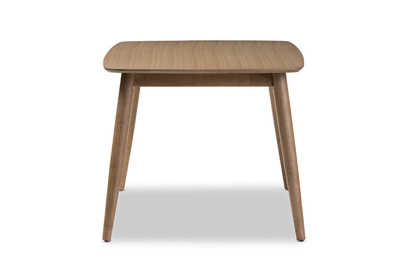 Giza French "Oak" Light Brown Finishing Wood Dining Table Baxton