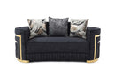 Soledad 75in Loveseat, Black