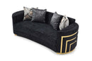Soledad 91in Sofa, Black