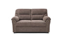 Hamilton 60in Loveseat, Taupe Brown
