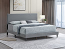 Baron Queen Bed, Light Gray