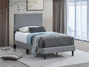 Baron Twin Bed, Light Gray