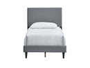 Baron Twin Bed, Light Gray