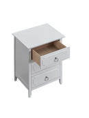 Daniel 3-Drawers Nightstand, Gray