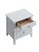 Hammond 3-Drawers Nightstand, Gray