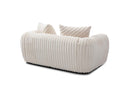 Cancun 70in Loveseat, White