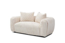 Cancun 70in Loveseat, White