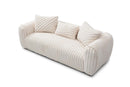 Cancun 94in Sofa, White