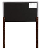 Nova Twin Headboard, Light Gray