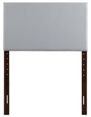 Nova Twin Headboard, Light Gray