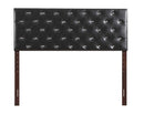 Super Nova Queen Tufted Headboard, Black