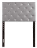 Supernova Twin Headboard, Light Gray