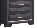 Liverpool 5-Drawers Chest, Black