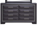 Liverpool 8-Drawers Dresser, Black
