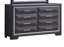 Liverpool 8-Drawers Dresser, Black