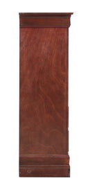 LouisPhillipe 31"L x 48"H 5-Drawers Chest, Cherry