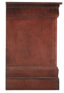 LouisPhillipe 2-Drawers Nightstand, Cherry