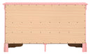 LouisPhillipe 6-Drawers Dresser, Pink