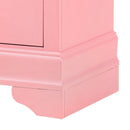 LouisPhillipe 2-Drawers Nightstand, Pink