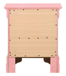 LouisPhillipe 2-Drawers Nightstand, Pink