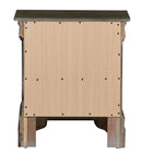 LouisPhillipe 2-Drawers Nightstand, Gray