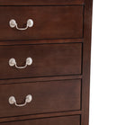 LouisPhillipe 5-Drawers Chest, Cappuccino