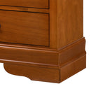 LouisPhillipe 6-Drawers Dresser, Oak