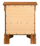 LouisPhillipe 2-Drawers Nightstand, Oak
