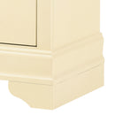 LouisPhillipe 2-Drawers Nightstand, Beige