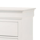 LouisPhillipe 6-Drawers Dresser, White