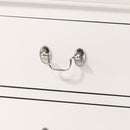 LouisPhillipe 2-Drawers Nightstand, White