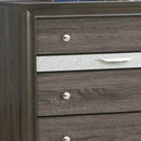 Madrid 6-Drawers Chest, Gray