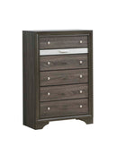 Madrid 6-Drawers Chest, Gray