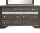 Madrid 9-Drawers Dresser, Gray