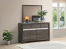 Madrid 9-Drawers Dresser, Gray
