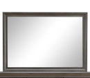 Madrid 46"L x 37"H Mirror, Gray